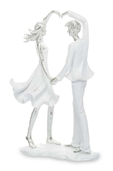 Figurka PIGMEJKA Para zakochanych, biała, 27x16x8 cm Pigmejka