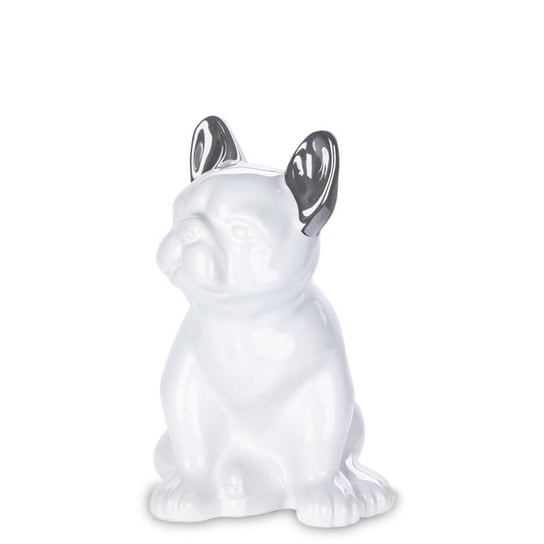Figurka PIGMEJKA Pies, biała, 15x18 cm Pigmejka