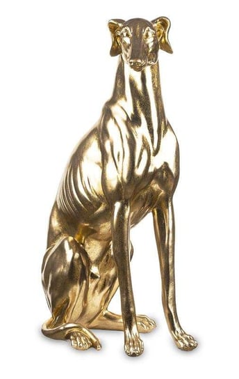 Figurka PIGMEJKA Pies, złota, 54x30x20 cm Pigmejka