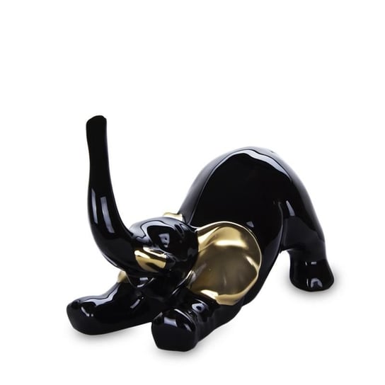 Figurka PIGMEJKA Słoń, czarna, 11,5x16 cm Pigmejka