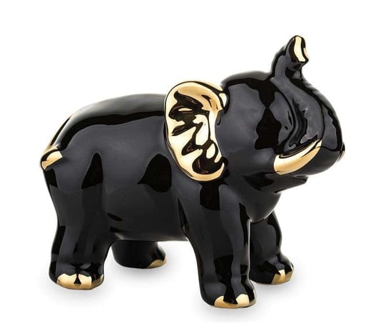 Figurka PIGMEJKA Słoń, czarna, 12x15 cm Pigmejka