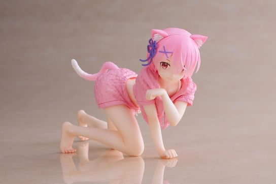 Figurka Re:Zero Desktop Cute - Ram (Cat Roomwear Ver.) Inna marka