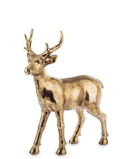 Figurka Renifer świąteczny kolor złoty wys.57cm Art-Pol