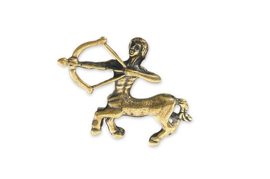 Figurka Strzelca Znak Zodiaku Stare Złoto Jubileo