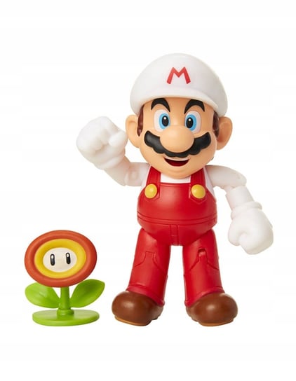 Figurka Super Mario Fire Mario + Fire Flower Inny producent