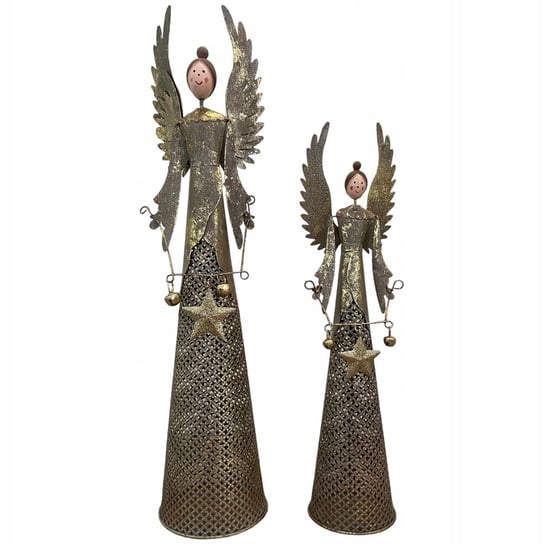 Figurka Świąteczna Anioł Świąteczny Metal Dekorpap