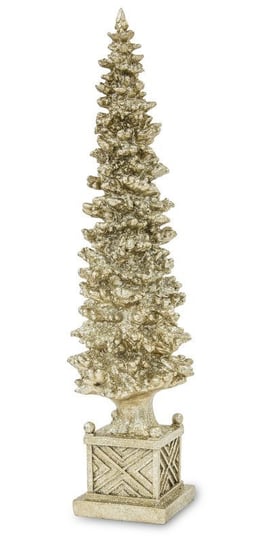 Figurka Świąteczna Choinka Złota 40,5x8x8 Pigmejka