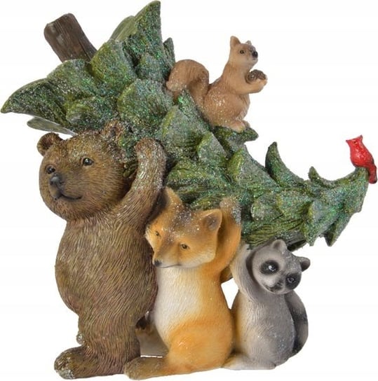 Figurka świąteczna dekoracyjna zwierzęta 18 cm Kaemingk