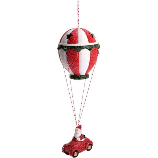 Figurka świąteczna LED HOME STYLING COLLECTION, Święty Mikołaj w balonie, 39x14x14 cm Home Styling Collection