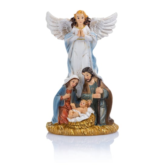 Figurka - Święta Rodzina - anioł - 11 cm - Classic Święte Miasto