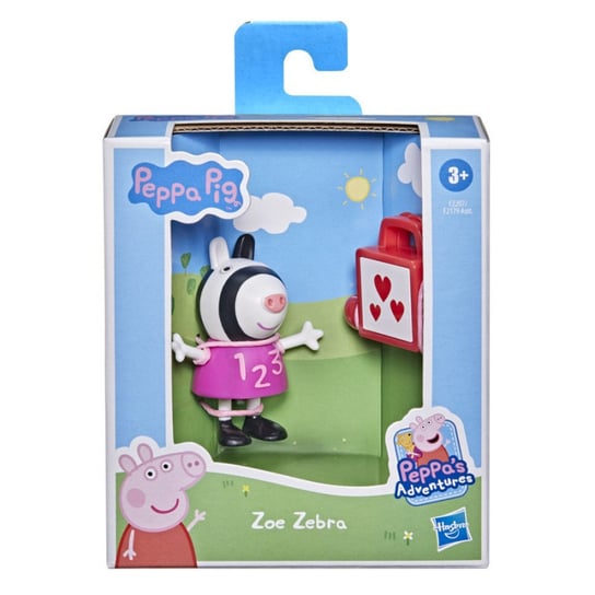 Figurka Świnka Peppa Zabawa z przyjaciółmi Zebra Zoe Hasbro