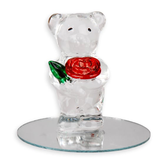 Figurka Szklana 1, Walentynki, Róża, 5,5 cm Empik