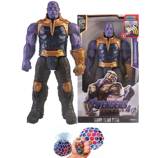 Figurka Thanos Zabawka Dźwięk Ruchome Kończyny Duża 30cm BOS