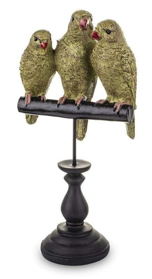 Figurka Trzy Papugi Beżowa 32x16x9 cm Pigmejka