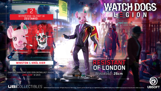 Figurka, Ubisoft, Watch Dogs: Legion Resistant of London Ubisoft
