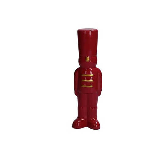 Figurka w kształcie świątecznego żołnierza Sullattentisto - Czerwony, 20.5 cm Rituali Domestici