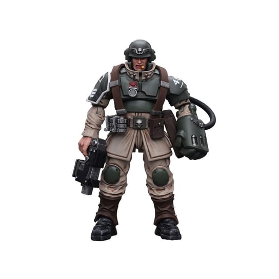 Figurka Warhammer 40k 1/18 Astra Militarum - Cadian Command Squad Veteran Sergeant with Power Fist Joy Toy