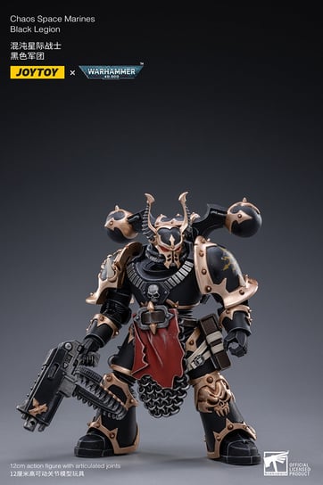 Figurka Warhammer 40K 1/18 Black Legion - Chaos Space Marine C 03 Af Joy Toy