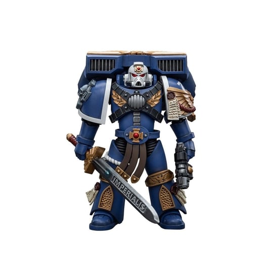Figurka Warhammer 40k 1/18 Space Marines (Ultramarines) - Vanguard Veteran Sergeant Joy Toy
