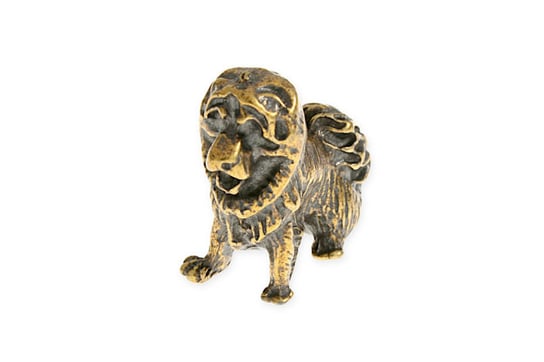 Figurka Z Mosiądzu Złoty Pies Bernardyn Jubileo