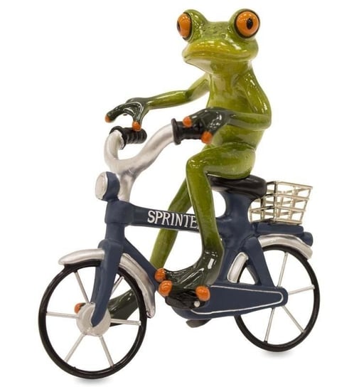 Figurka żaba na rowerze, 17x15,511 cm Art-Pol