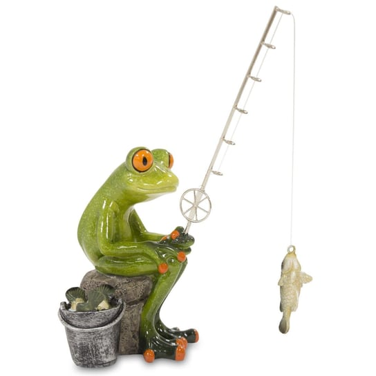 Figurka żaby z wędką Gepro Duwen