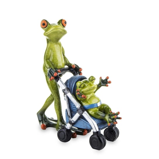 Figurka żaby z wózkiem Maro Duwen