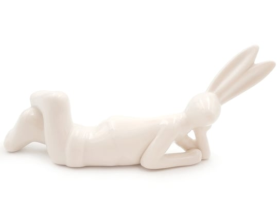 Figurka Zajączek Wielkanocny, Biały, 17 cm Inna marka