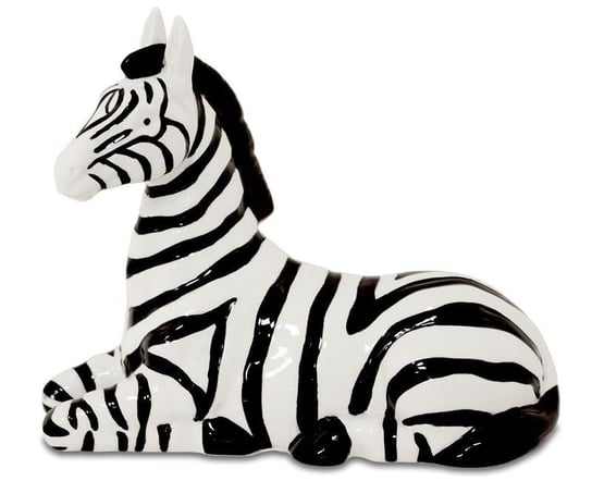 Figurka Zebra, biała, 14x17x7,5 cm Art-Pol