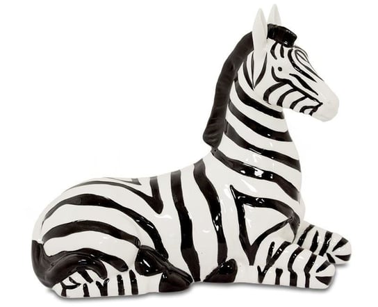Figurka Zebra, biała, 18x22x9 cm Pigmejka