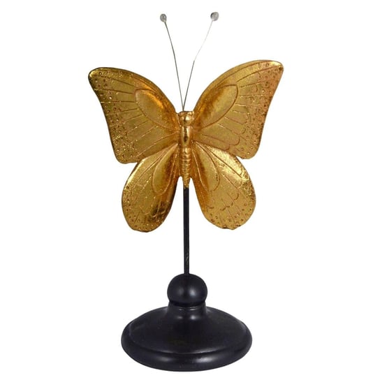 Figurka złoty motyl - Letta 23 cm Duwen