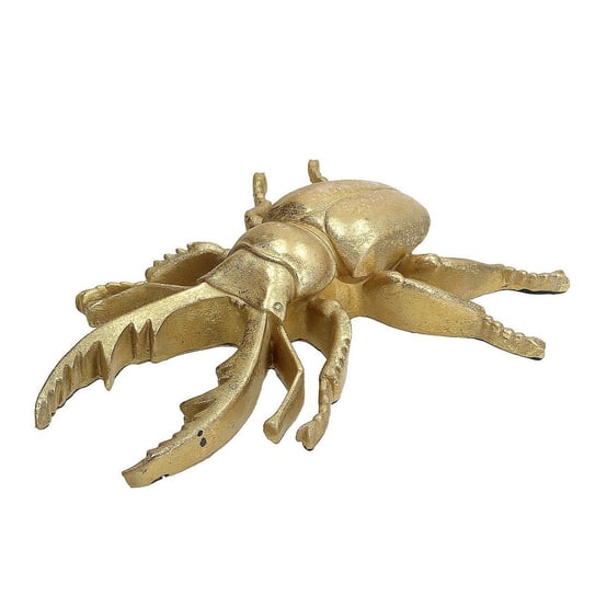 Figurka żuka DEKORIA Beetle Gold, złota, 24x18x4,5 cm Dekoria