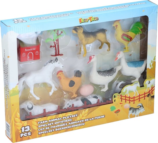 Figurki dla dzieci zwierzątka na farmie EDDY TOYS x13 Eddy Toys