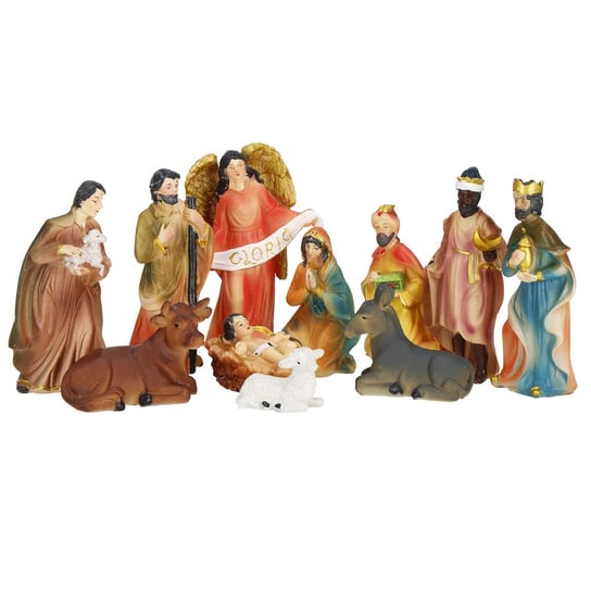 Figurki do szopki bożonarodzeniowej 11 szt. zestaw święta Springos