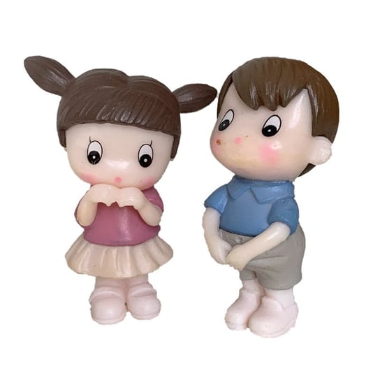Figurki Dziewczynka i chłopiec na placu zabaw HABARRI