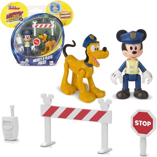 Figurki Mickey i Pluto policjanci + akcesoria IMC Toys