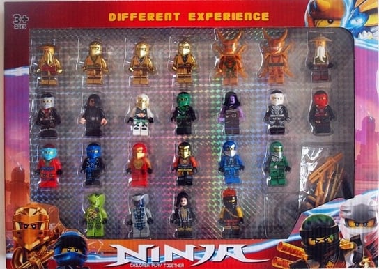 Figurki NINJA Minifigurki 24szt Ninjago idealne do stworzenia Kalendarz Adwentowy Inna marka