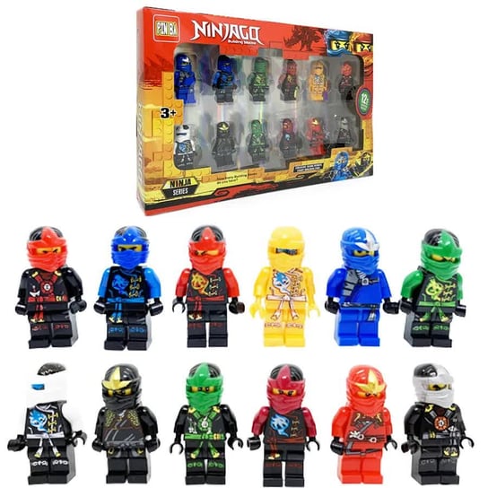 Figurki Ninjago Minifugurki Klocki Zestaw 12sztuk Inna marka