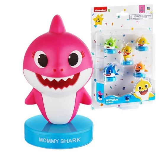 Figurki Stempelki Baby Shark 5 pak Baby Shark