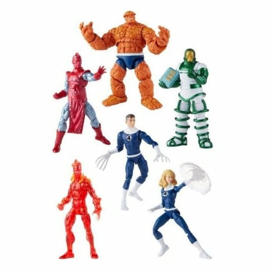 Figurki Superbohaterów Hasbro Marvel Legends Fantastic Four Vintage 6 Części Inna marka