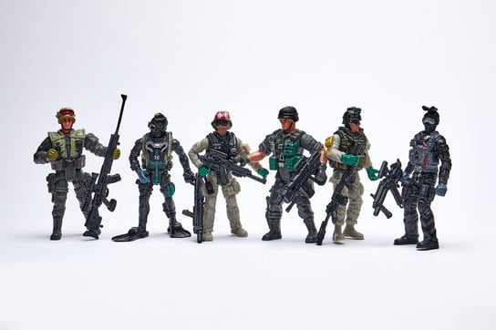 Figurki Swat Żołnierze 6 Szt Armia Ruchome Figurki Wojsko Counter Strike Tadekmark