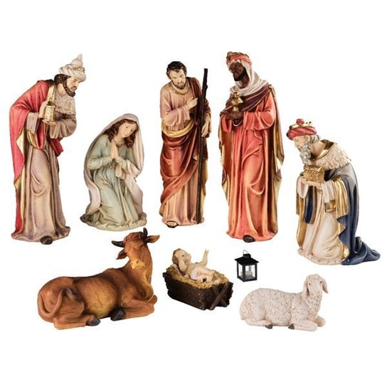 Figury Do Szopki Na Święta Jezus Maria Józef 8Szt ABC