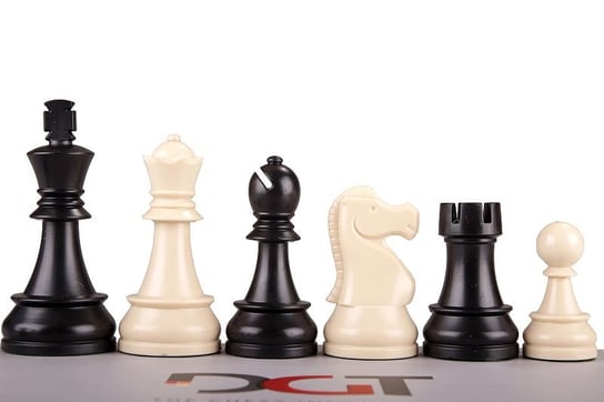 Figury szachowe DGT Nr 5, obciążane, wysokość Króla 86Mm Gra planszowa Sunrise Chess & Games Sunrise Chess & Games