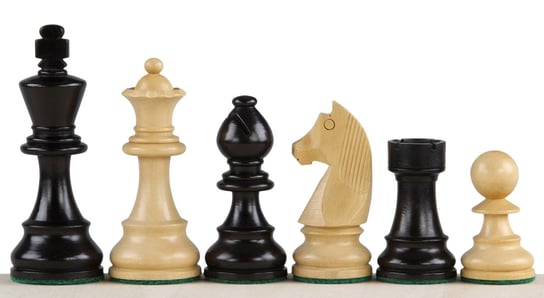 Figury szachowe German (Timeless) 3,5 Cala Rzeźbione Drewniane Gra planszowa Sunrise Chess & Games Sunrise Chess & Games