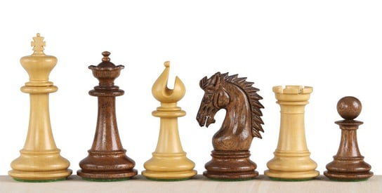 Figury szachowe Sheikh Akacja 3,75 Cala Gra planszowa Sunrise Chess & Games Sunrise Chess & Games