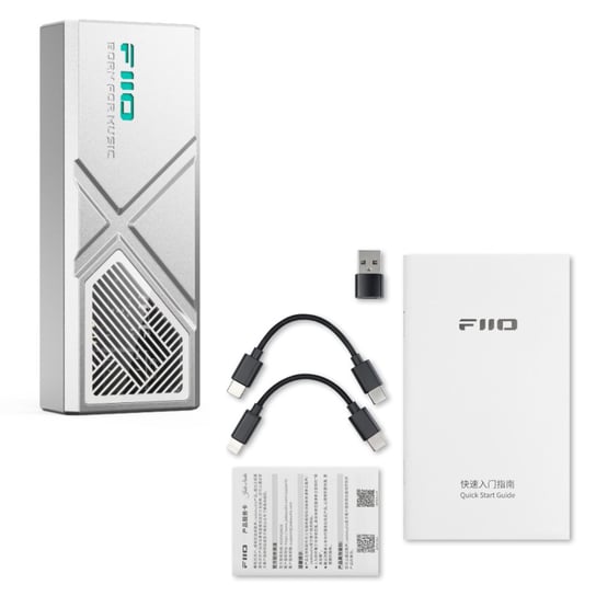 FIIO KA13 Silver wzmacniacz słuchawkowy DAC lightning / USB-C / USB FiiO