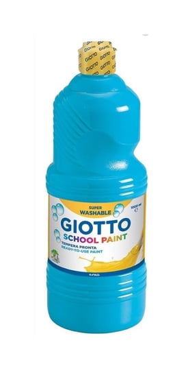 Fila, farba tempera, Giotto School Paint Cyan, 500 ml GIOTTO