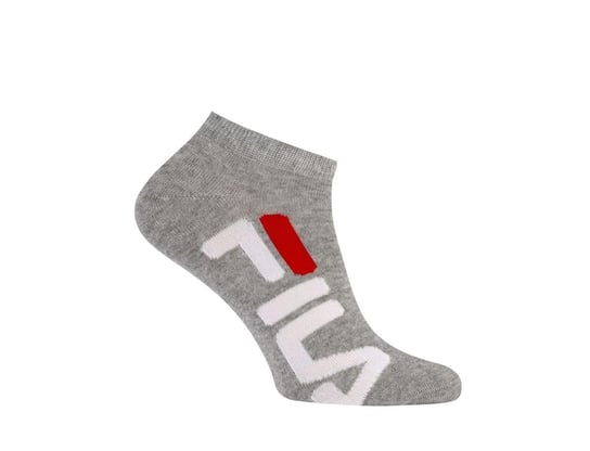 Fila, Skarpety sportowe, Invisible socks, 2-pack, F9199, szare, rozmiar 35/38 Fila