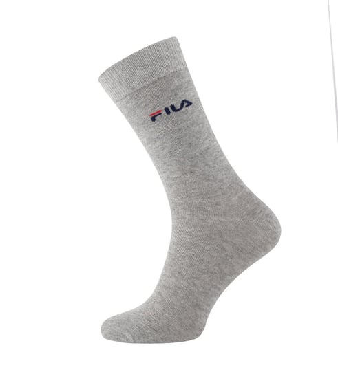 Fila, Skarpety sportowe, Lifestyle socks 3-pack, F9630, szare, rozmiar 35/38 Fila