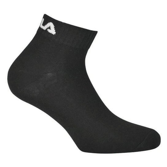 Fila, Skarpety sportowe, Quarter plain socks, 3-pack, F9300, czarne, rozmiar 43/46 Fila